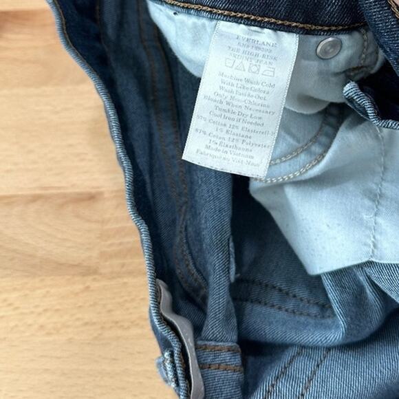 Everlane The High Rise Skinny Jean Dark Wash size 30 - Picture 7 of 7